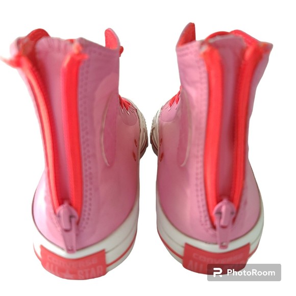 Converse Chuck Taylor Pink All Star Kids Size 5 Skater Shoes Sneakers 244249C - Picture 8 of 11